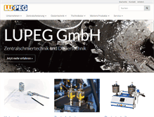 Tablet Screenshot of lupeg.de